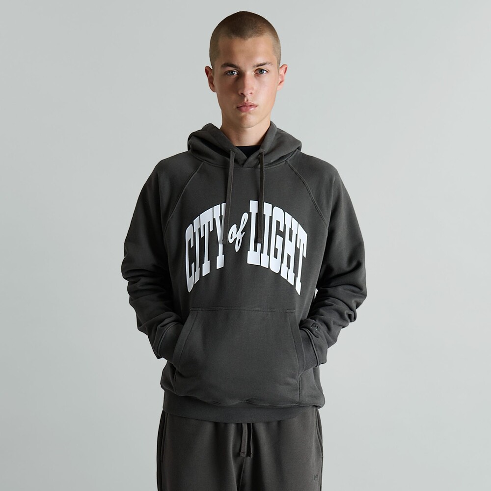 New Era City of Light Dusty Charcoal Hoodie - Size M
